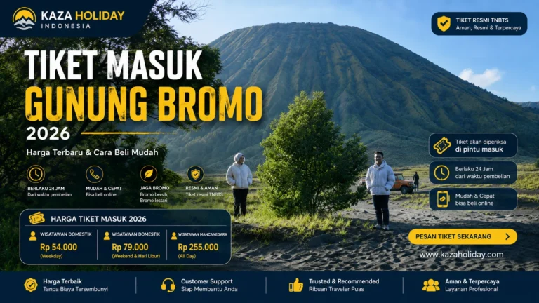 Tiket Masuk Gunung Bromo 2026: Harga & Cara Beli