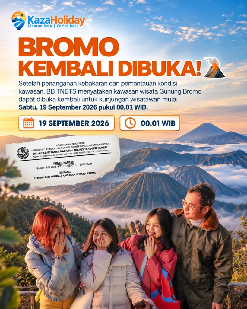 Bromo buka lagi setelah kebakaran (2)